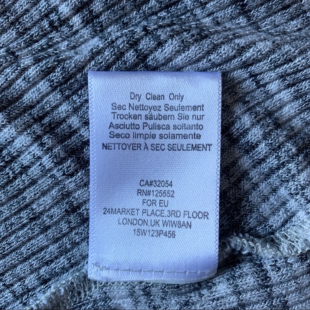 Long-Sleeve Ribbed Sweater Top, Gray, Anthro, M - Picture 9 of 10